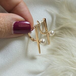 گوشواره مرواریدی ژوپینگ کد2018