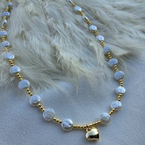 گردنبند شیک قلبی کد 1106