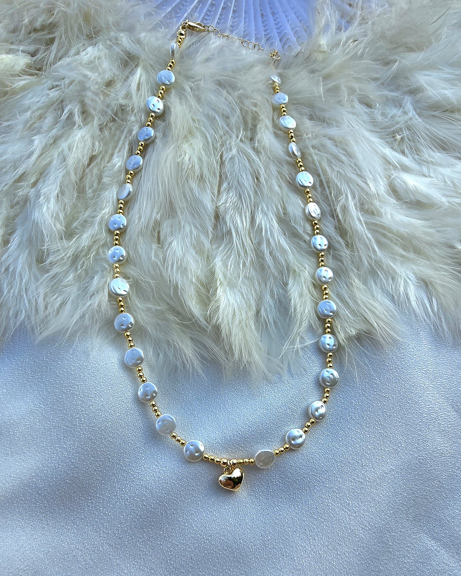 گردنبند شیک قلبی کد 1106