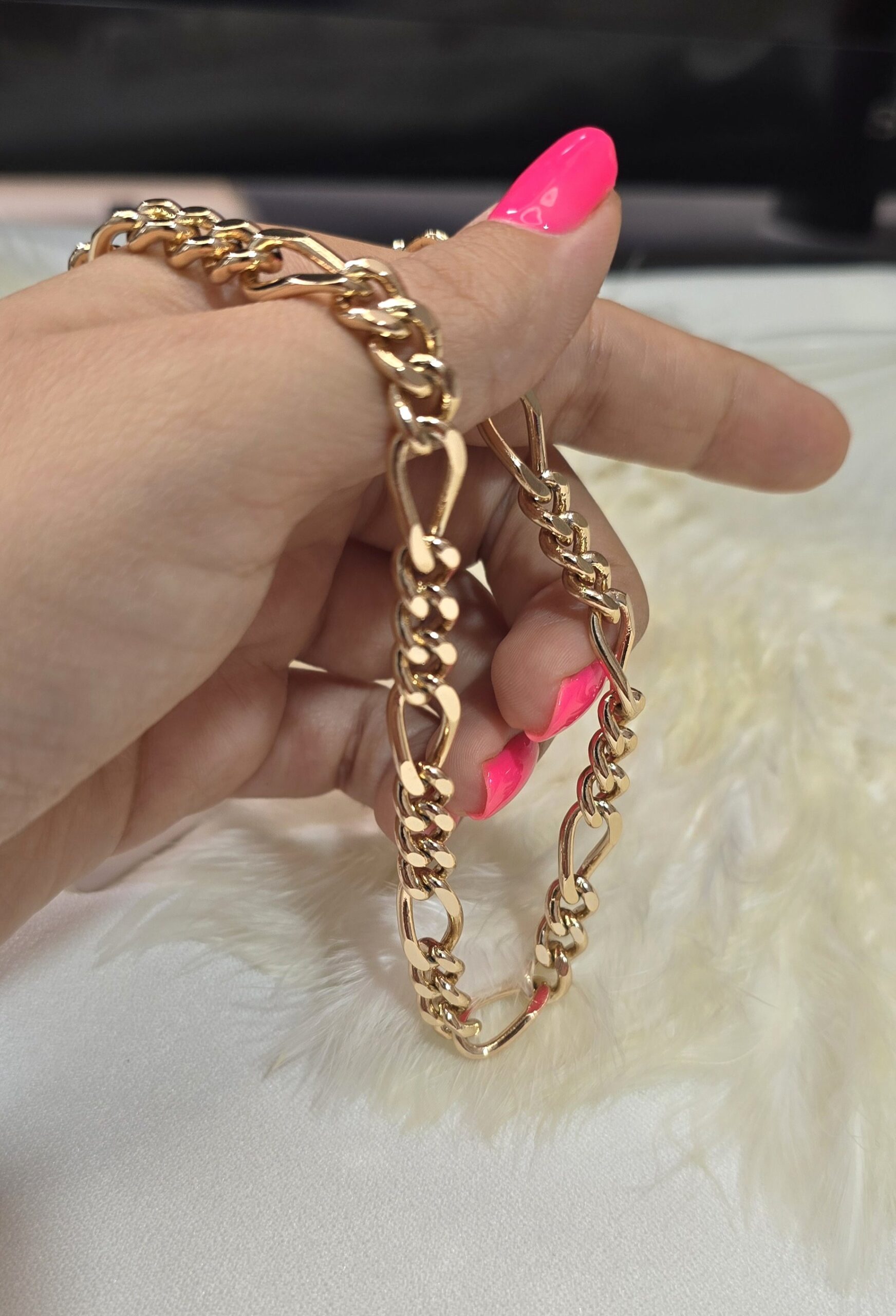 گردنبند طرح طلا فیگارو برند ژوپینگ کد 1109