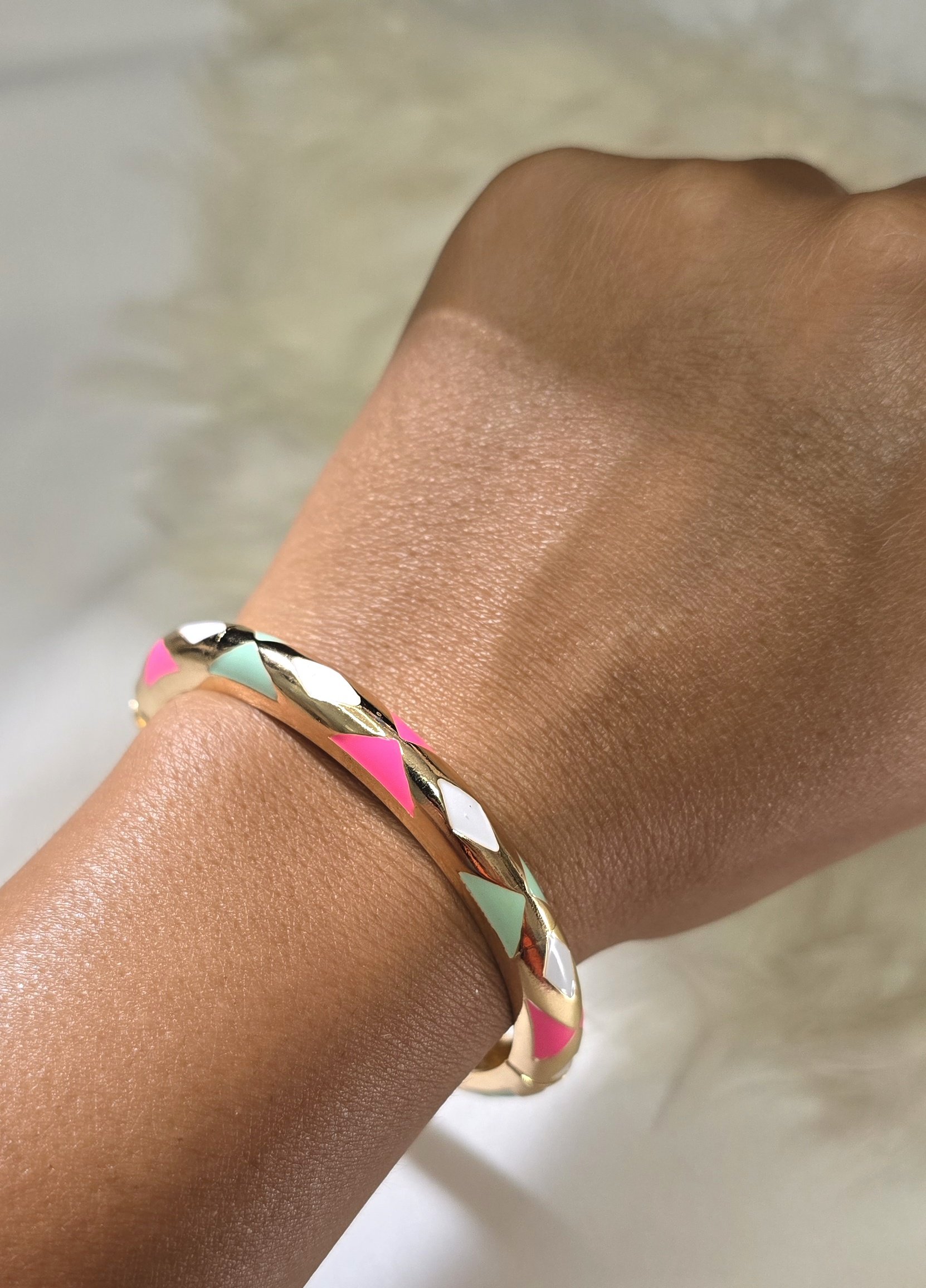 دستبند میناکاری شده برند ysx کد 3010