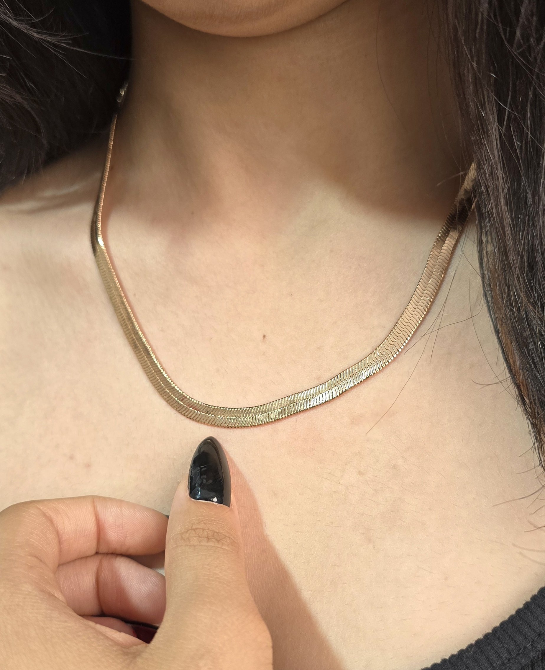 نیمست دستبند و گردنبند هرینگبون (ماری) کد 5016