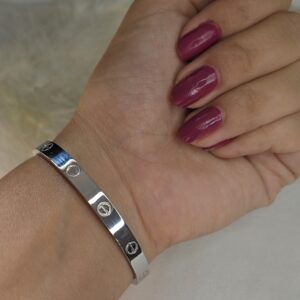 دستبند لاو استیل رنگ ثابت کد 3018