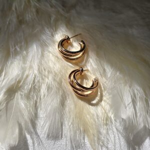 گوشواره بدون حساسیت ژوپینگ کد 2044