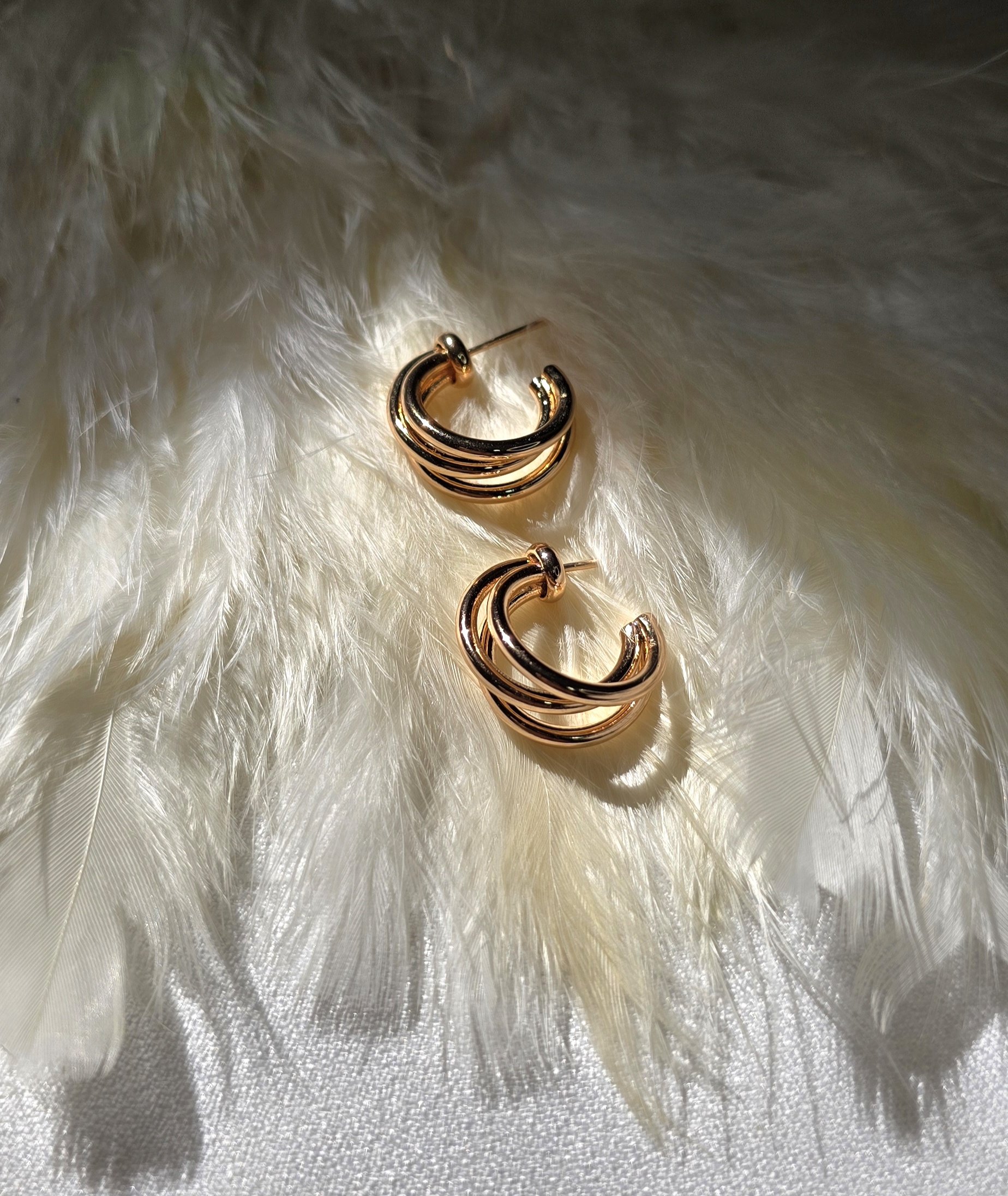 گوشواره بدون حساسیت ژوپینگ کد 2044