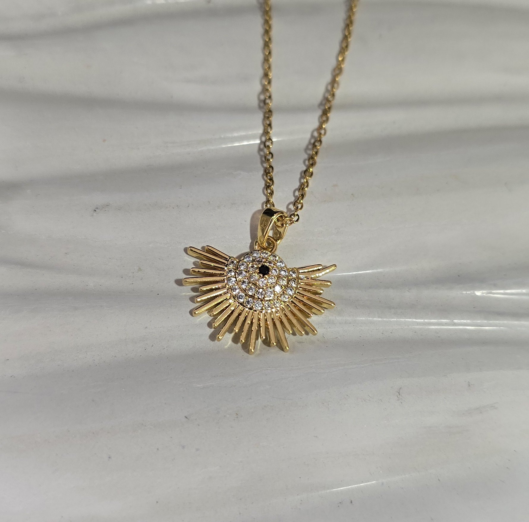 گردنبند چشم خورشید کد 1121