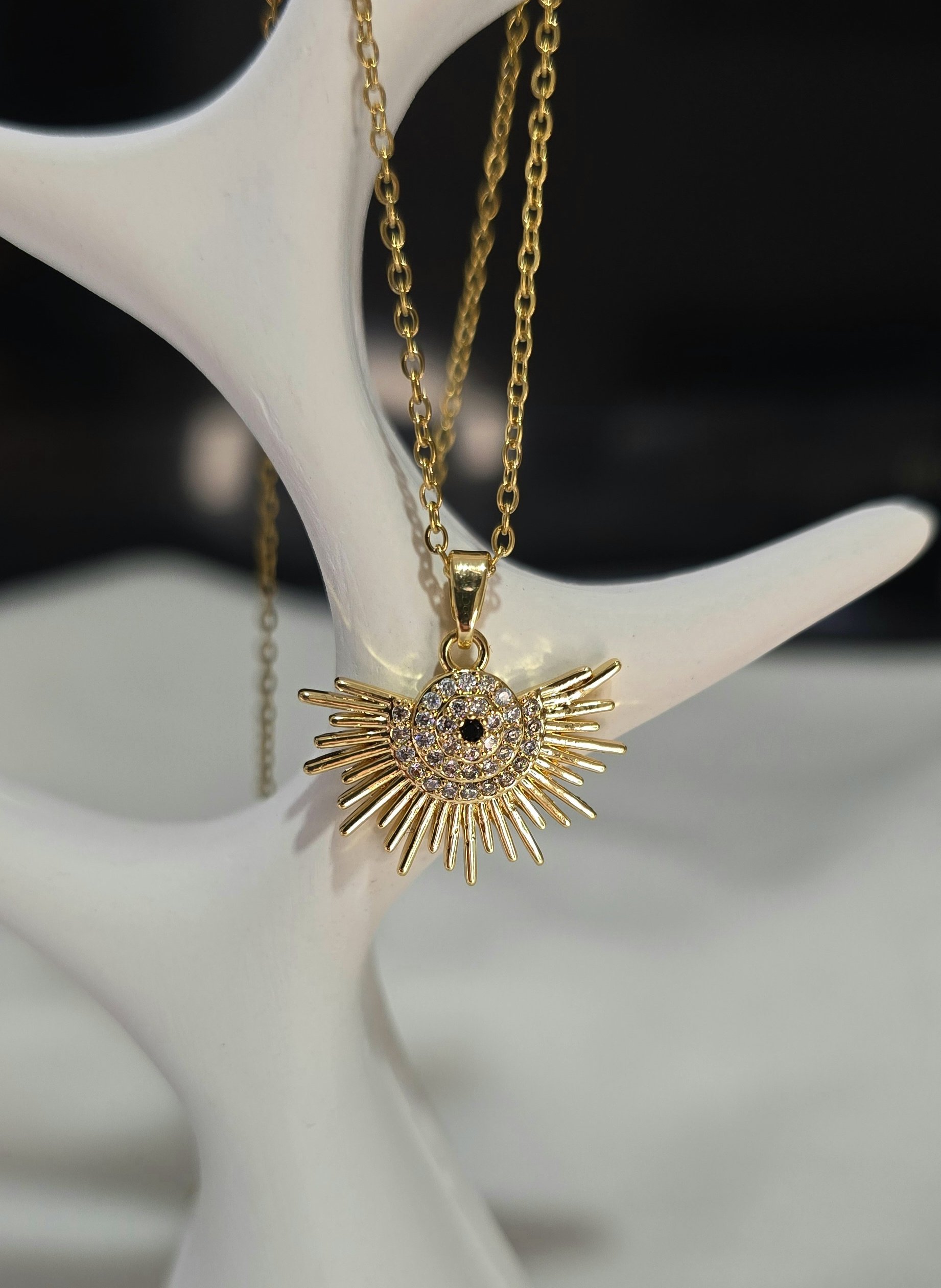 گردنبند چشم خورشید کد 1121