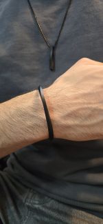 دستبند بنگل مردانه پیچی کد 3037 - Image 5