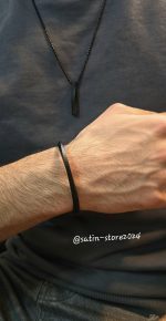 دستبند بنگل مردانه پیچی کد 3037 - Image 4