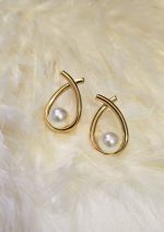 گوشواره مرواریدی ژوپینگ کد 2017 - Image 2