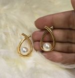 گوشواره مرواریدی ژوپینگ کد 2017