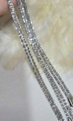 گردنبند خاویاری استیل رنگ ثابت کد 1114 - Image 3