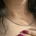 گردنبند خاویاری استیل رنگ ثابت کد 1114 - Image 2