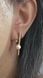 گوشواره مرواریدی ژوپینگ کد2018 - Image 2