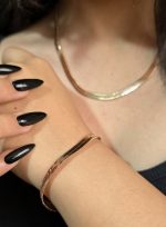 نیمست دستبند و گردنبند هرینگبون (ماری) کد 5016 - Image 2