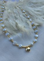 گردنبند شیک قلبی کد 1106