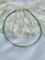 گردنبند سبز یکی از زیبا ترین کالکشن های تابستانه کد 1108 - Image 2