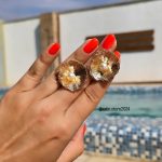 گوشواره گل برند فشن 2029 - Image 2