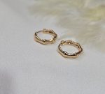 گوشواره ساده بدون حساسیت ژوپینگ  کد 2025