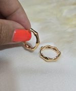 گوشواره ساده بدون حساسیت ژوپینگ  کد 2025 - Image 2