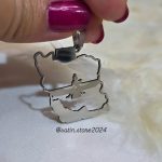 پلاک فروهر ایران استیل رنگ ثابت کد 8005