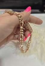 گردنبند طرح طلا فیگارو برند ژوپینگ کد 1109 - Image 2