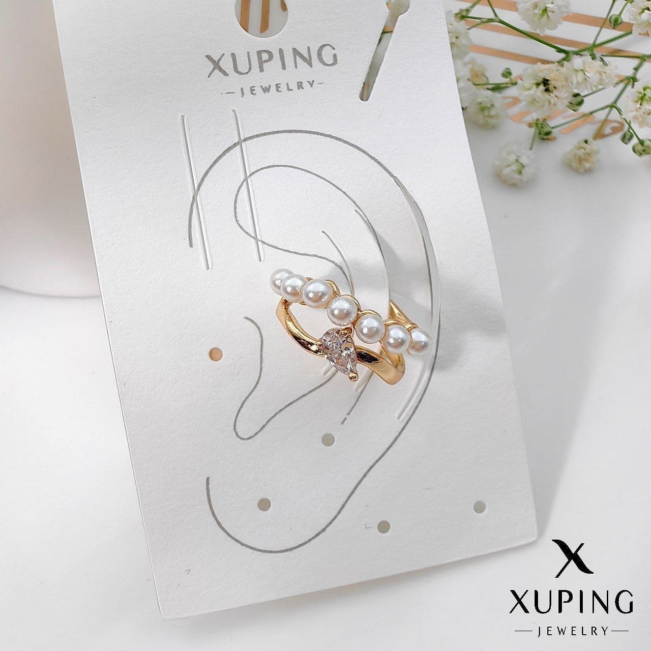 1000079716.jpg ایرکاف مرواریدی نیازی به سوراخ بودن گوش نداره کد 2041 - Image 1