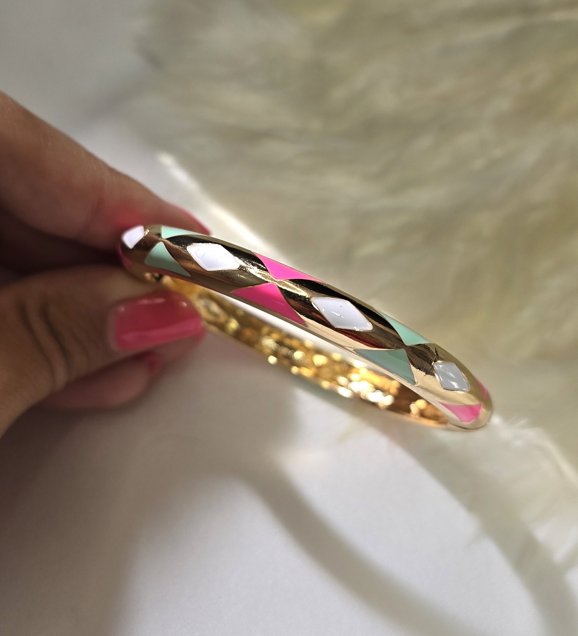 1000079933.jpg دستبند میناکاری شده برند ysx کد 3010 - Image 1