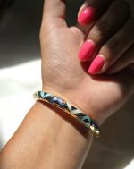 دستبند النگویی میناکاری شده 3011 - Image 3