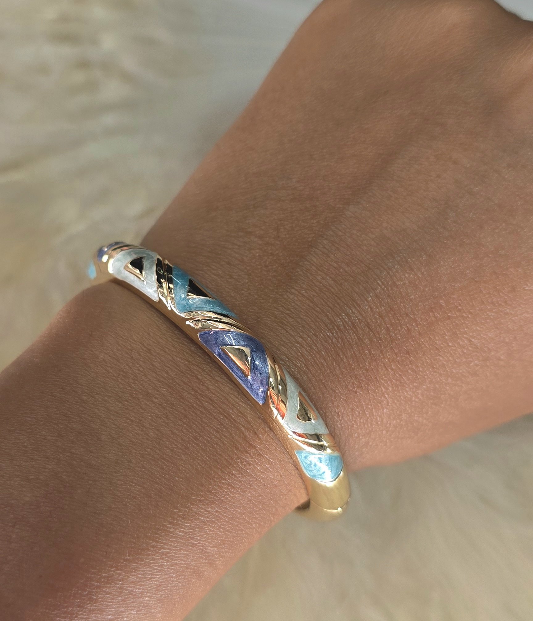 1000079949.jpg دستبند النگویی میناکاری شده 3011 - Image 1