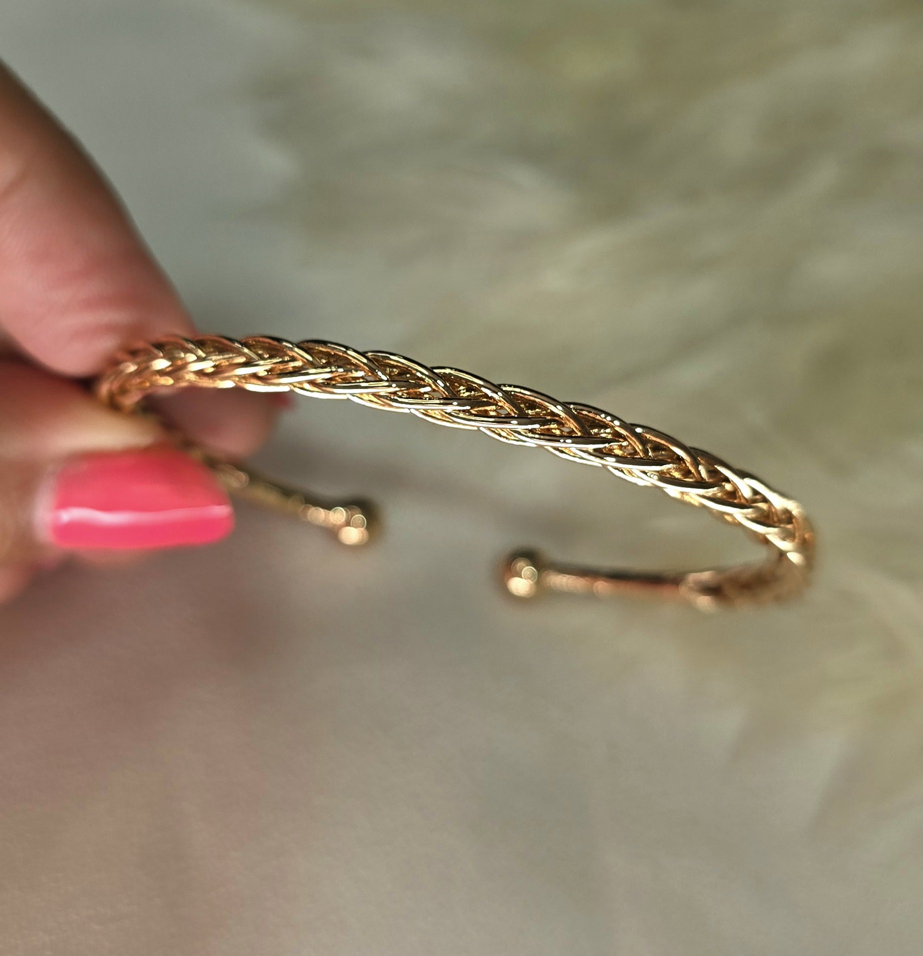 1000079966.jpg دستبند بافت برند ژوپینگ رنگ ثابت کد 3013 - Image 1