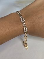 دستبند رنگ ثابت ژوپینگ نگین کاری شده کد 3016 - Image 4