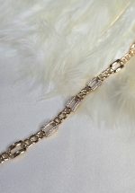 دستبند رنگ ثابت ژوپینگ نگین کاری شده کد 3016 - Image 3