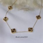 گردنبند ونکلیف طلایی استیل رنگ ثابت 1116