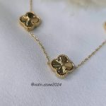 گردنبند ونکلیف طلایی استیل رنگ ثابت 1116 - Image 2