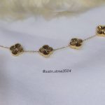 دستبند طلایی ونکلیف استیل رنگ ثابت کد 3020 - Image 3