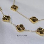 دستبند طلایی ونکلیف استیل رنگ ثابت کد 3020 - Image 2