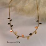 گردنبند پاییزی ، استیل رنگ ثابت کد 1117