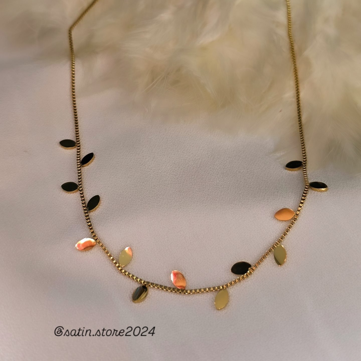 1000087560.jpg گردنبند پاییزی ، استیل رنگ ثابت کد 1117 - Image 1