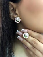 گوشواره میناکاری کد 2046