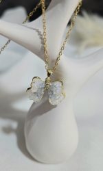 گردنبند پروانه ای استیل کد 1119 - Image 4