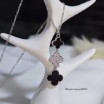 گردنبند ونکلیف مشکی استیل رنگ ثابت کد 1118 - Image 4