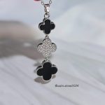 گردنبند ونکلیف مشکی استیل رنگ ثابت کد 1118 - Image 3