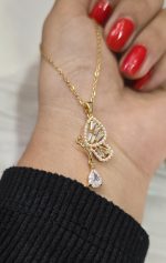 آویز پروانه ای  استیل کد 1120 - Image 3