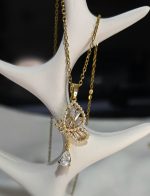 آویز پروانه ای  استیل کد 1120 - Image 2