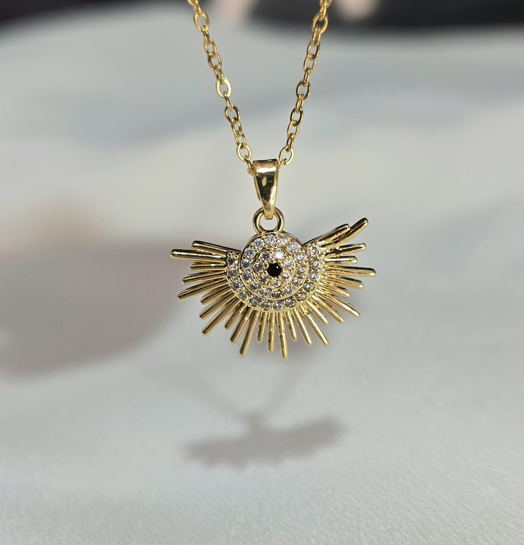 1000088049.jpg گردنبند چشم خورشید کد 1121 - Image 1