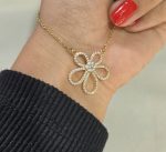 آویز گل استیل کد 1122 - Image 3