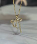 آویز پاپییونی طرح جواهر کد 1124