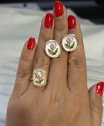 گوشواره میناکاری کد 2046 - Image 4