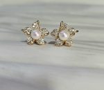 گوشواره گل مرواریدی کد 2047 - Image 3